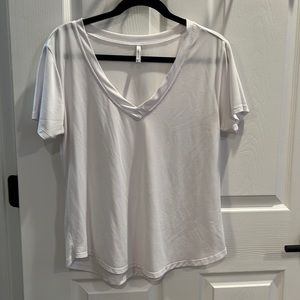 Z Supply White V-Neck T-Shirt